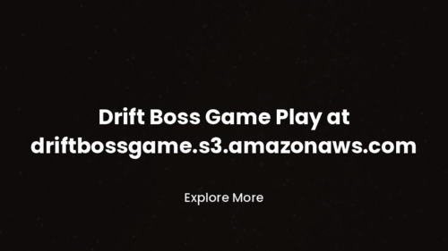 Drift Boss Game at driftbossgame.s3.amazonaws.com